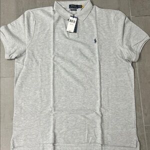 Polo by Ralph Lauren Light Gray Men's Polo Shirt